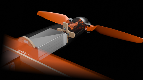 Electric motor and propeller