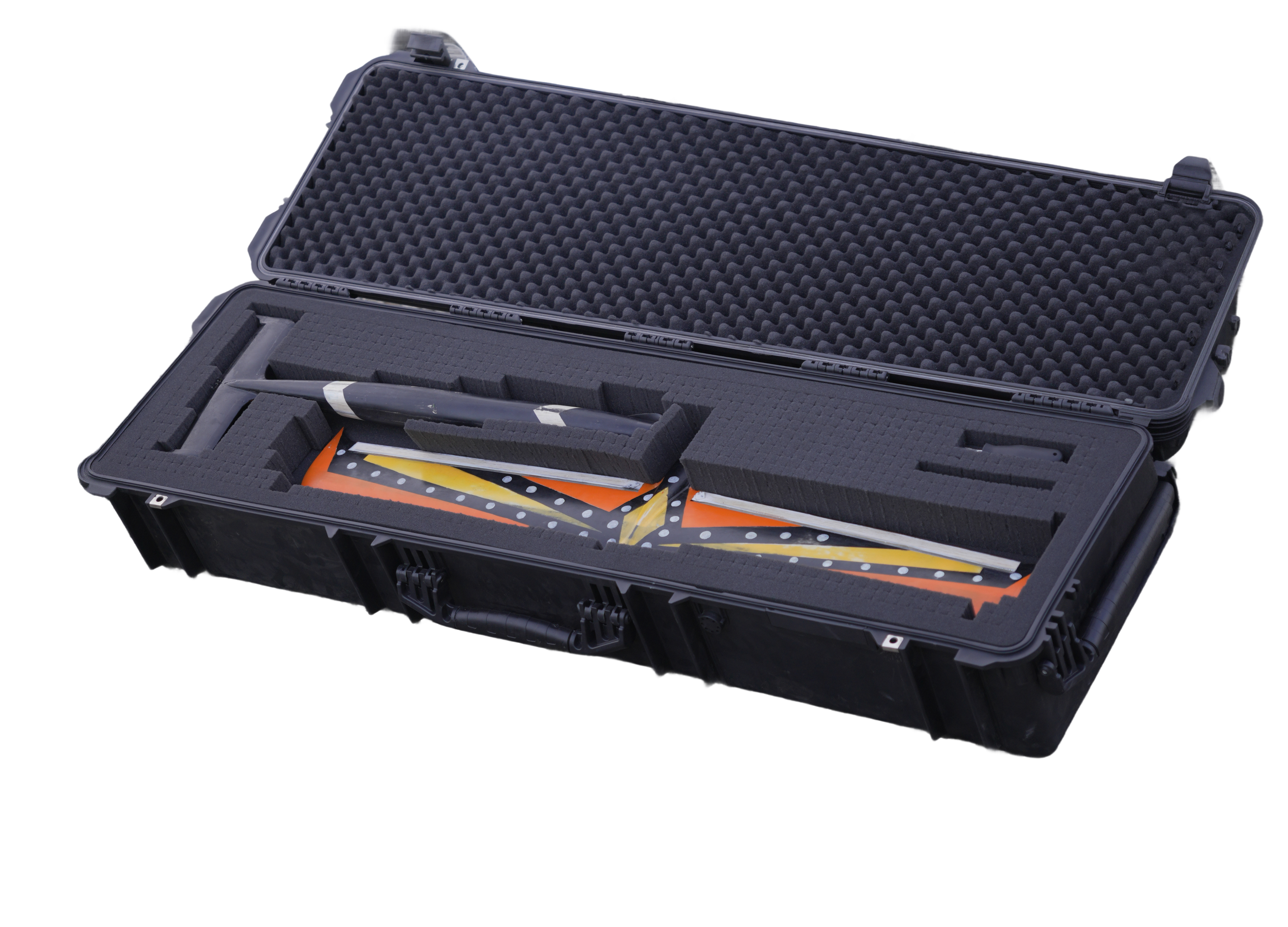 Protective carrying case with foam inserts