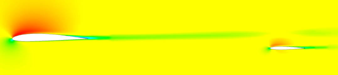 CFD pressure field visualization